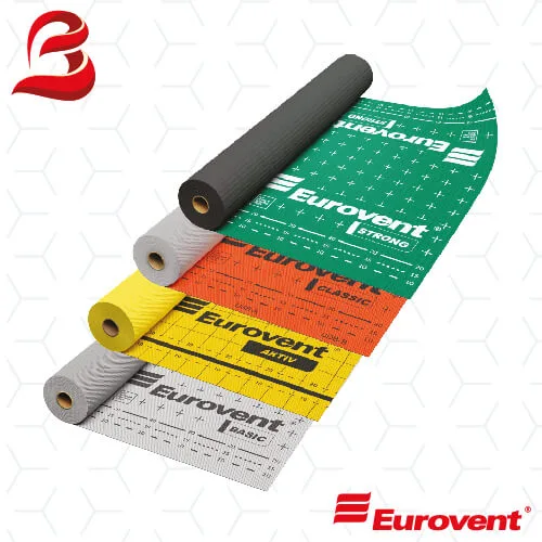 Eurovent membran – buxar keçiriciliyi yüksək, suya və UV-yə davamlı dam izolyasiya örtüyü